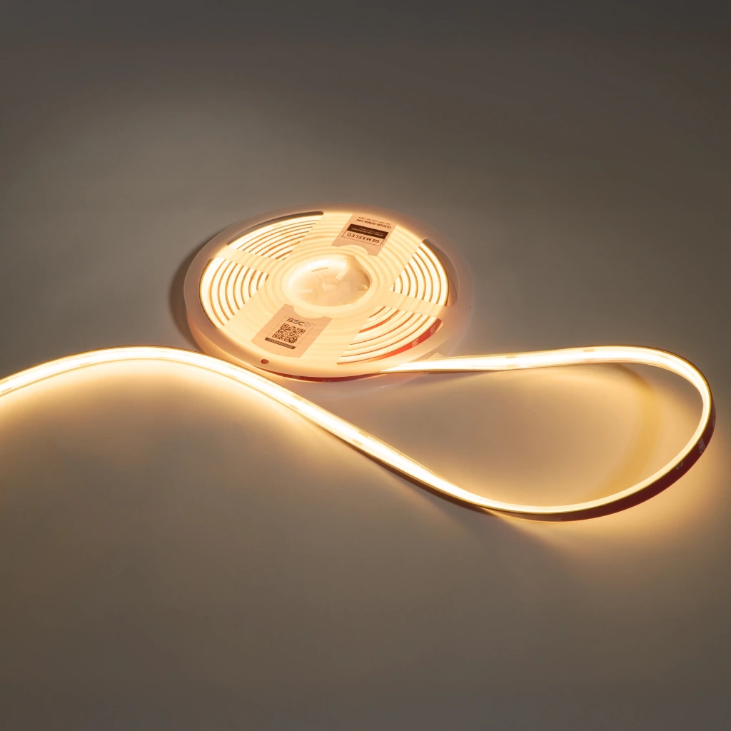 Cinta LED encendida